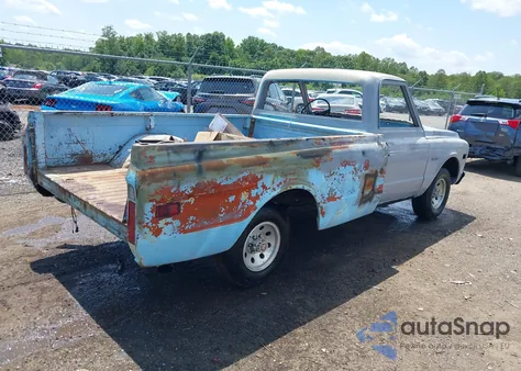 1969 Chevrolet C10 z USA, uszkodzony, nr VIN CEL1498363479